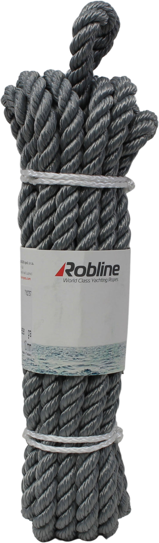 Robline 3-slått fenderline 2-pk grå