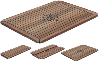 Bordplate Nautic Star, sammenleggbart 34 x 100 cm