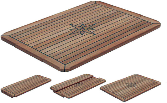 Bordplate Nautic Star, sammenleggbart 34 x 100 cm