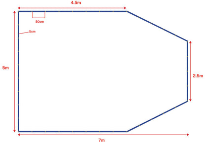 1852 Presenning formsydd 240 g