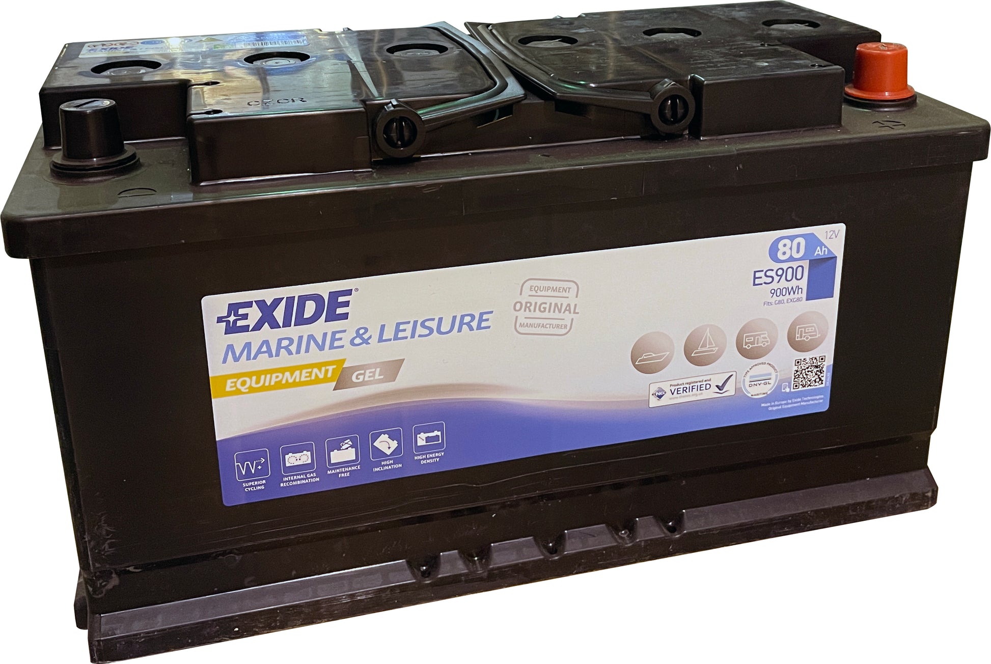 Exide Batteri Equipment GEL 120Ah