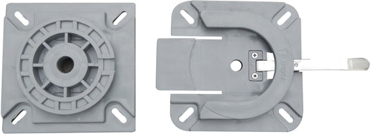 Stolfeste Kvikk-Svivel, 360 grader