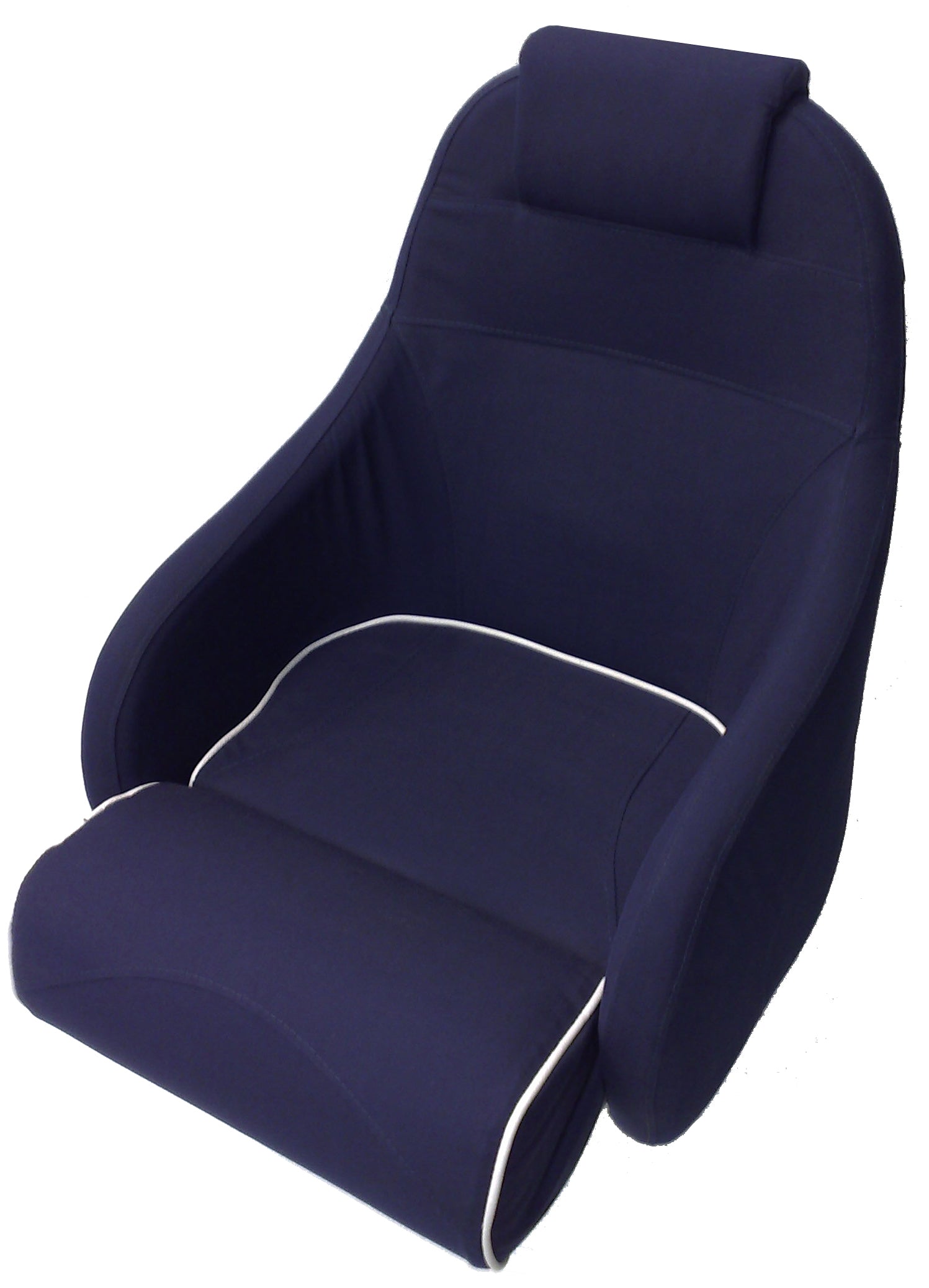 Båtstol SDL51 flip-up, Markilux Soft akryl duk, mørkegrå