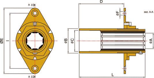 Stevnlager justerbar