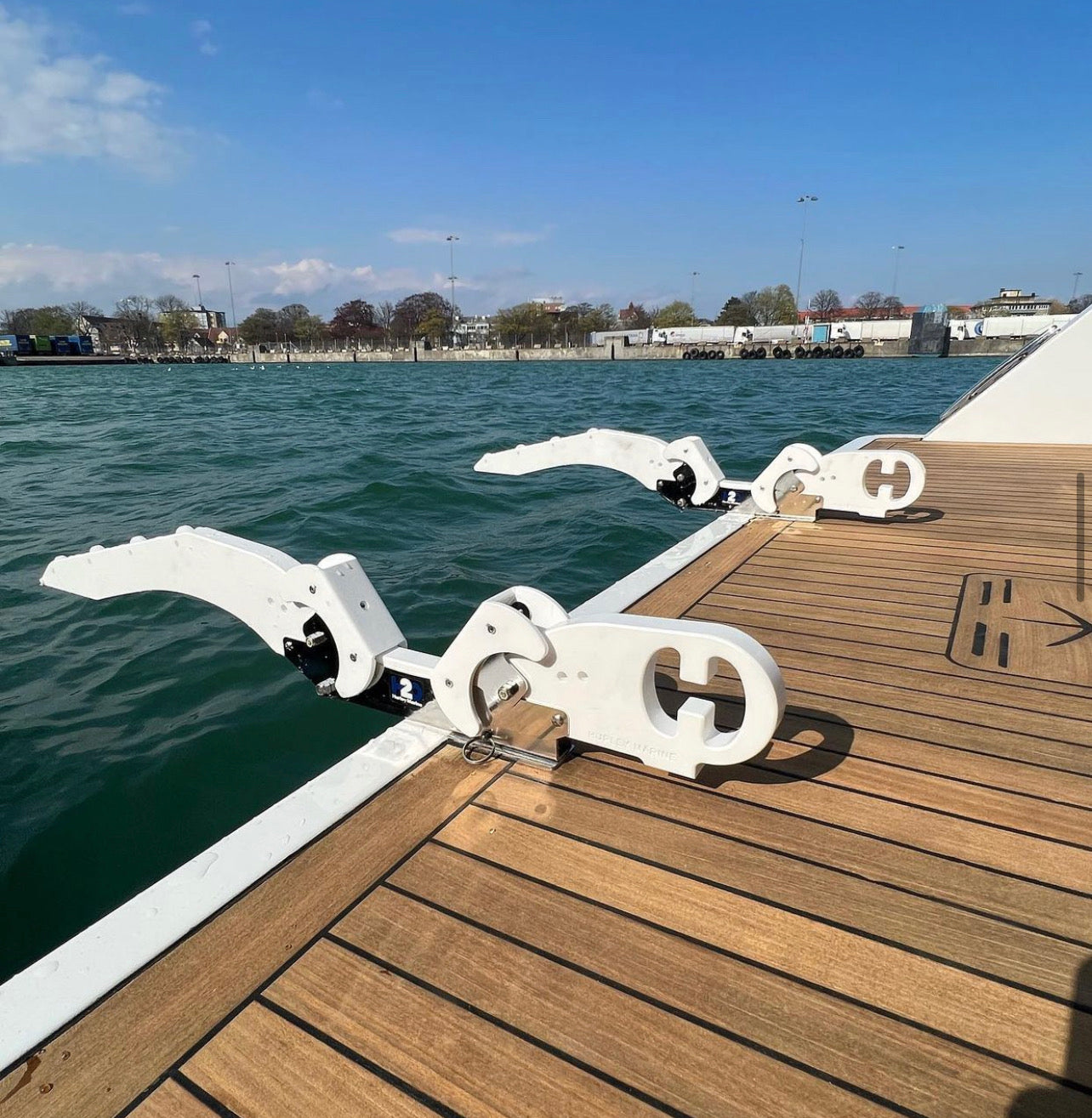 Hurley Marine H20 daviter 8" hard bunn for badeplattf. – bilde 2