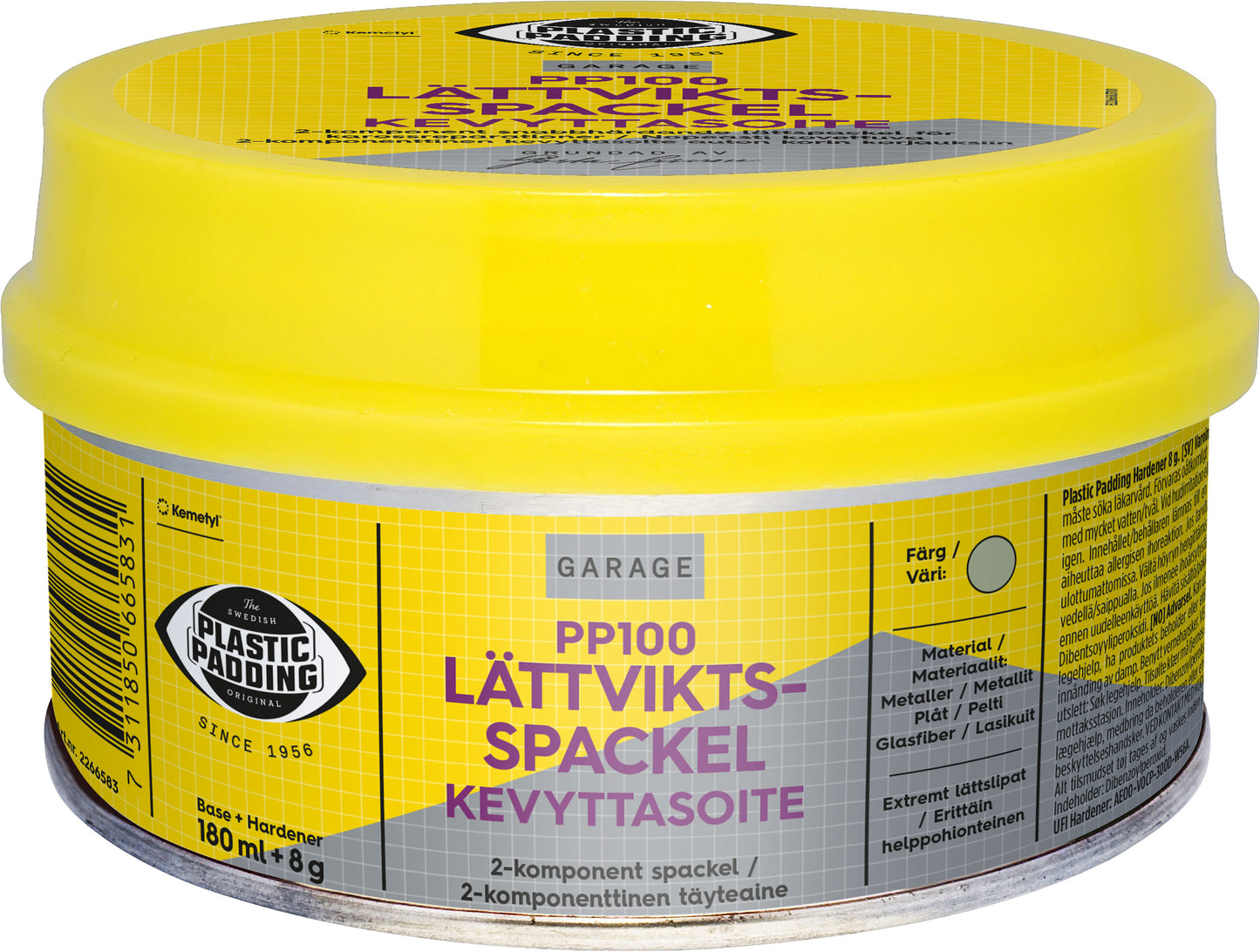 Plastic Padding Lettvektsparkel