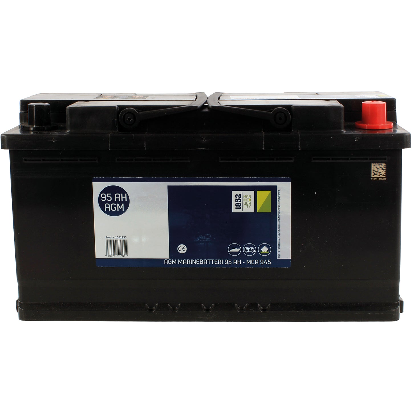 1852 Batteri 12V AGM – bilde 3