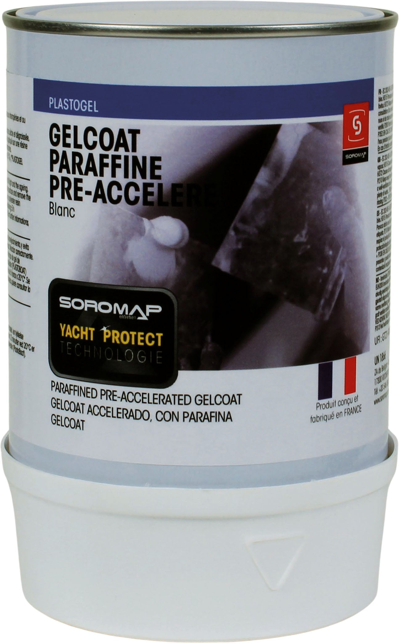 Soromap Plastogel gelcoat hvit