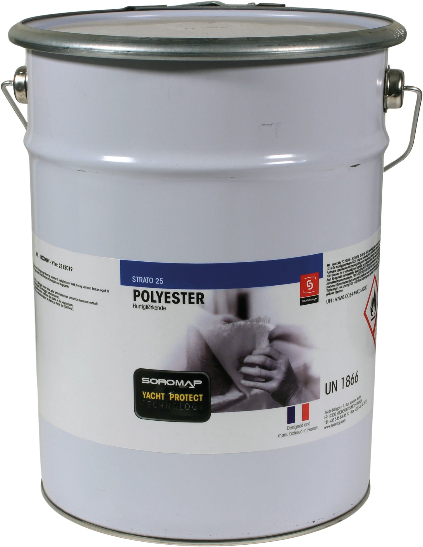 Soromap Strato 25 hurtigherdende polyester