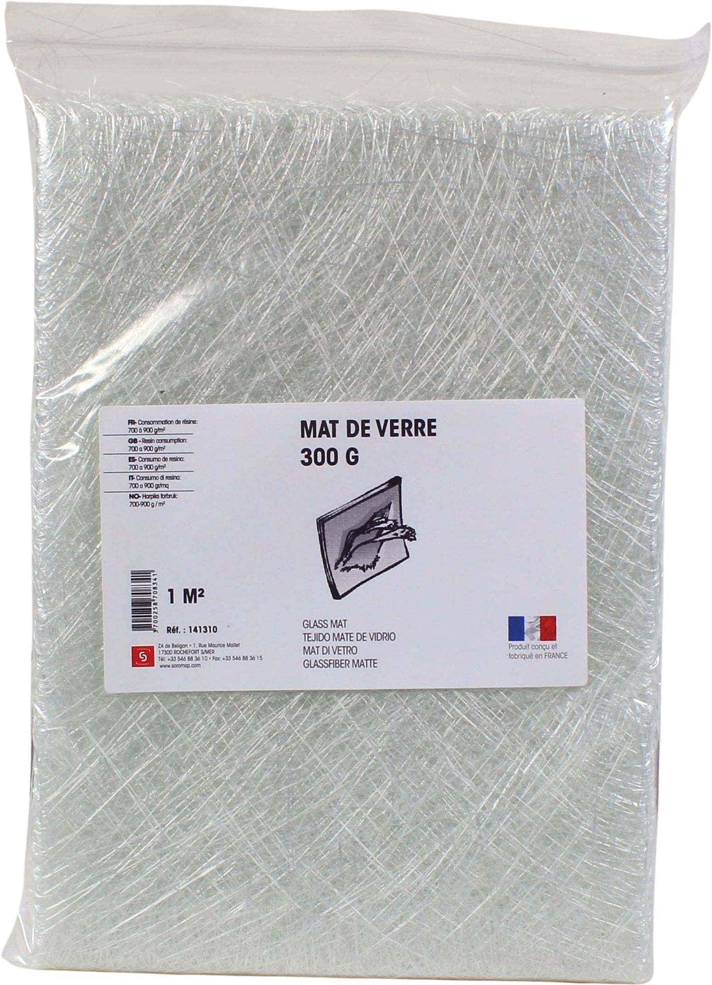 Soromap Glassfibermatte 1 m² – bilde 2