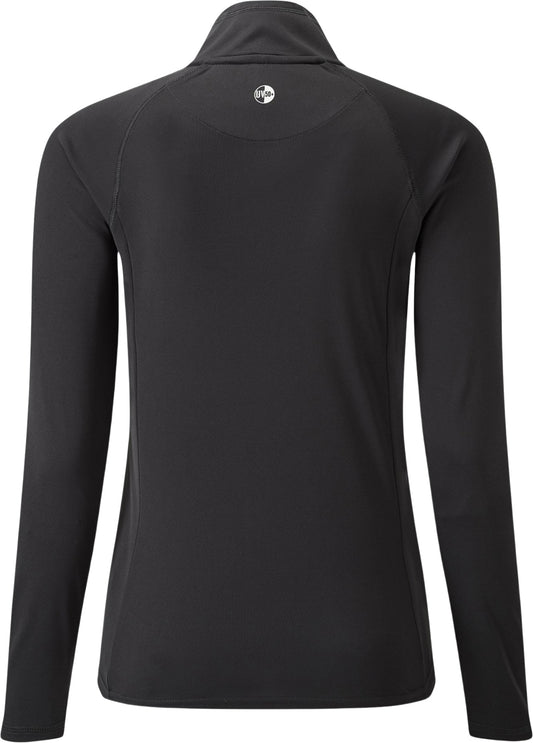 Gill UV Tec LS Zip trøye dame charcoal – bilde 2