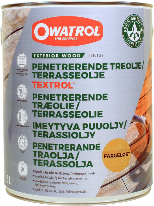 Owatrol Textrol bryggeolje / terrasseolje