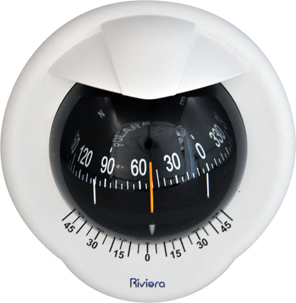 Riviera Polare BP1 kompass hvitt hus, sort rose – bilde 3