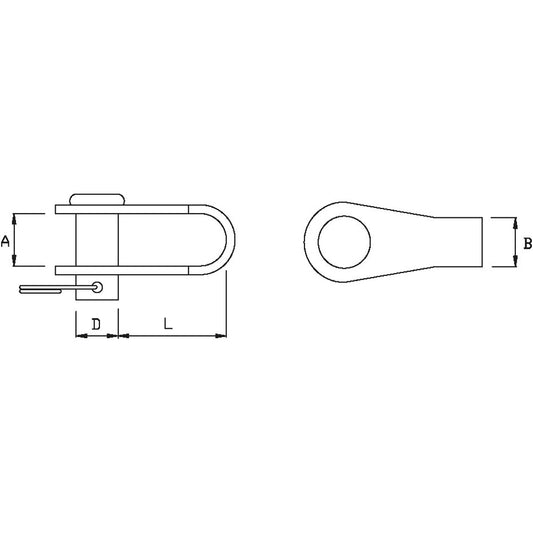 Toggle åpen, syrefast
