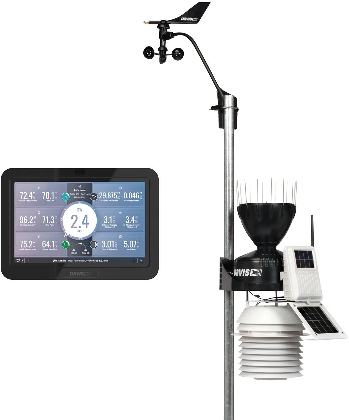 Davis Vantage Pro2 trådløs værstasjon m/WeatherLink Console
