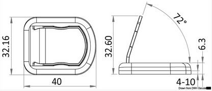 OSCULATI Magnetisk dørstopper