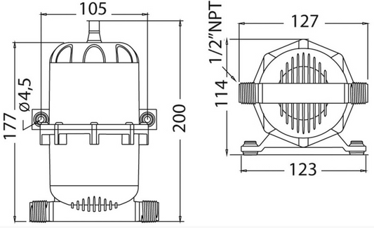 OSCULATI Akkumulatortank 0,75 L
