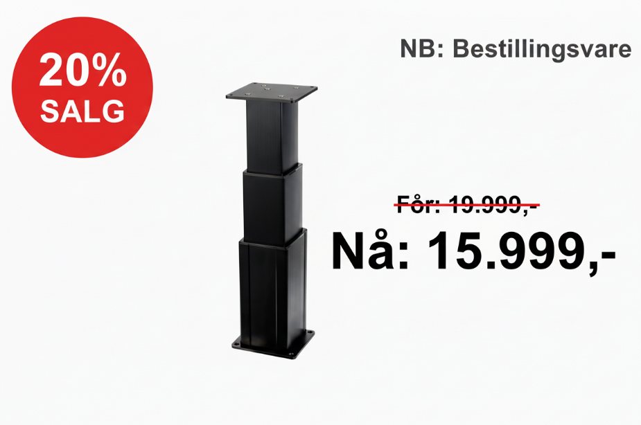 OSCULATI Elektrisk bordsøyle 12V (NB: Bestillingsvare)