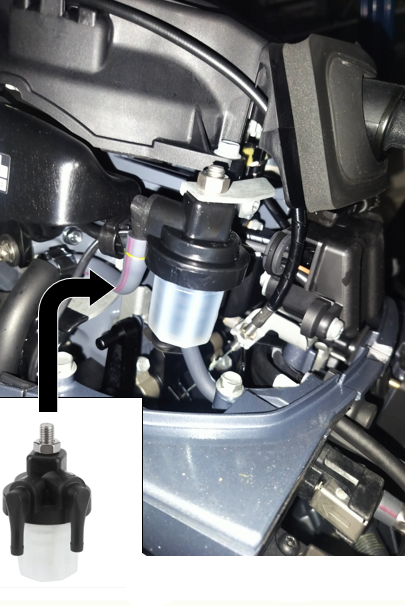Drivstoffilter Yamaha 9,9-20 HK – bilde 2
