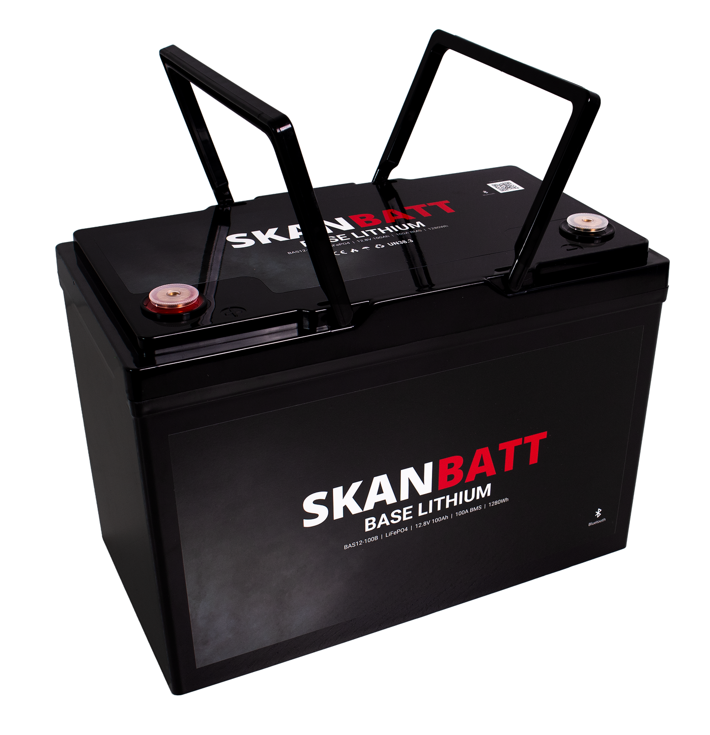SKANBATT Base Lithium - 12V -24V  100A til 200 A BMS Med og uten   Bluetooth og varme – bilde 3
