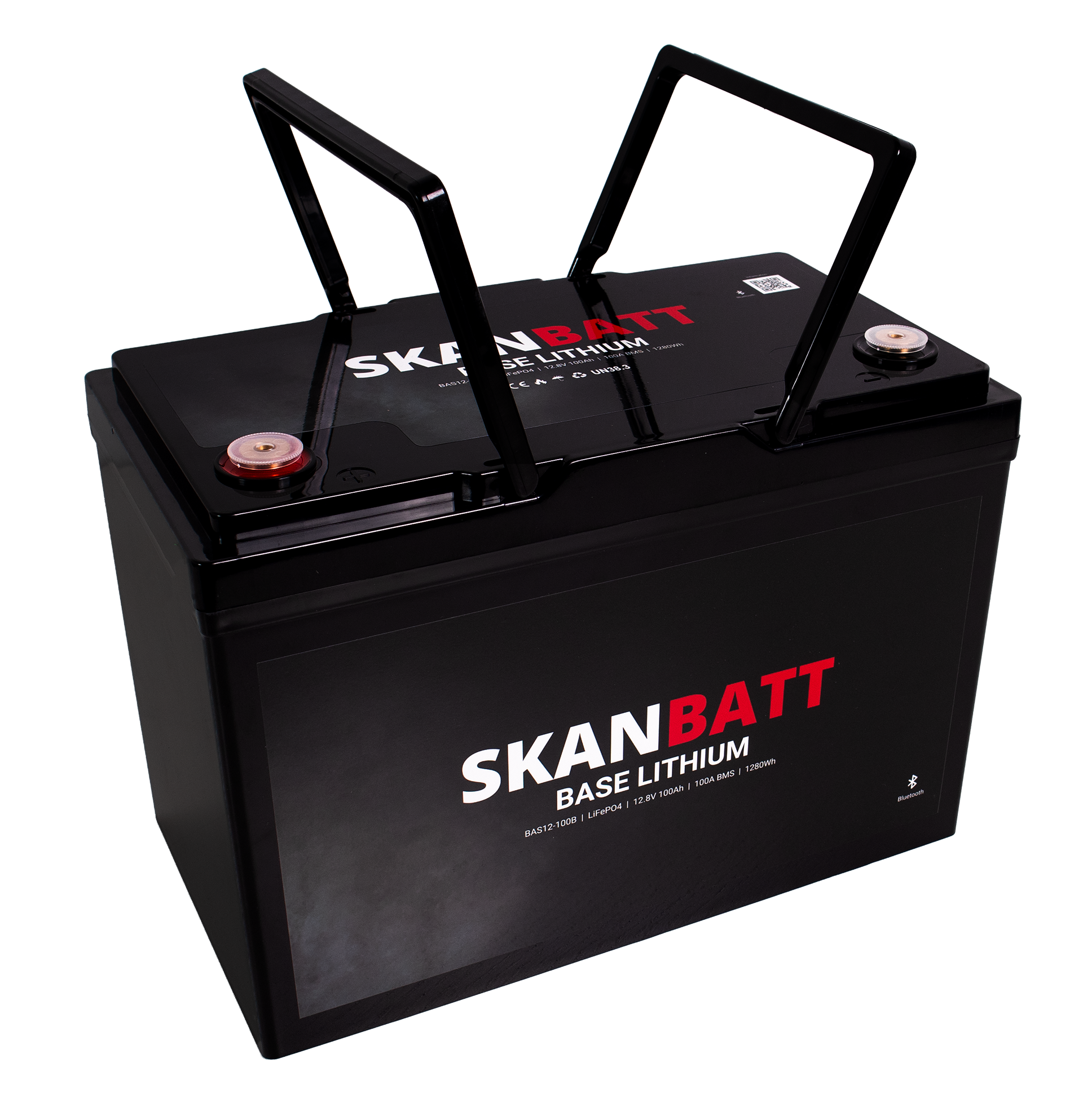 SKANBATT Base Lithium - 12V -24V  100A til 200 A BMS Med og uten   Bluetooth og varme – bilde 3
