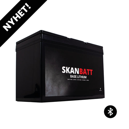 SKANBATT Base Lithium - 12V -24V  100A til 200 A BMS Med og uten   Bluetooth og varme