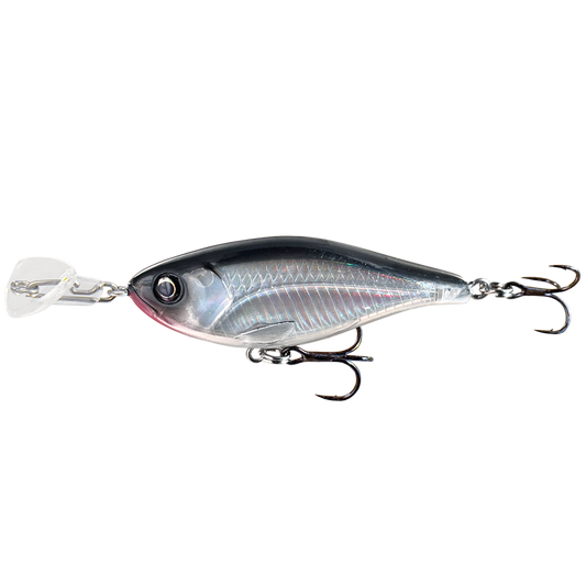 Headbanger Cranky Shad - Slow sink - Black/Silver