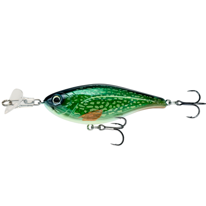 Headbanger Cranky Shad - Slow sink - Glitter Pike