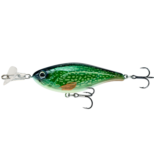 Headbanger Cranky Shad - Slow sink - Glitter Pike