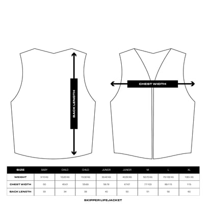 Baltic Redningsvest - Orange - 100N