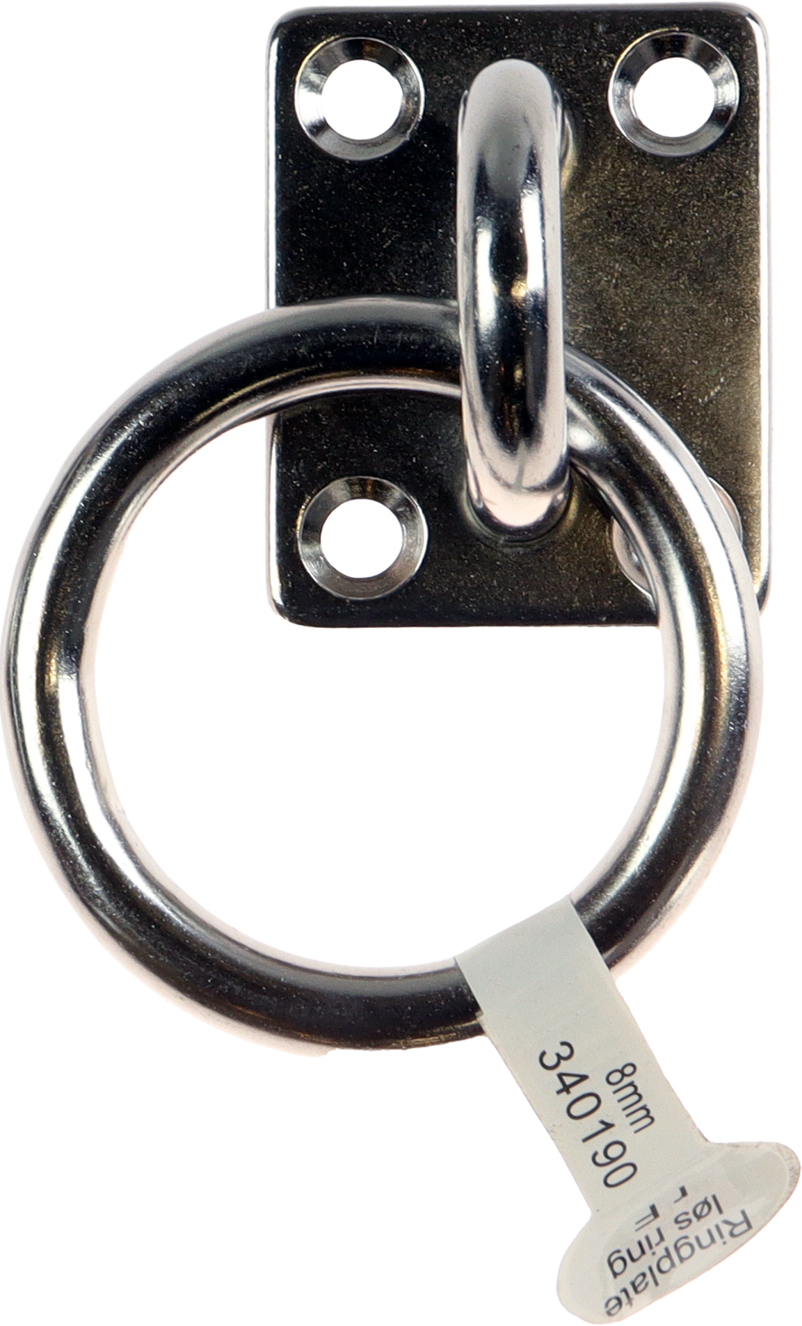 CAL Ringplate m/ løs ring - Rustfri