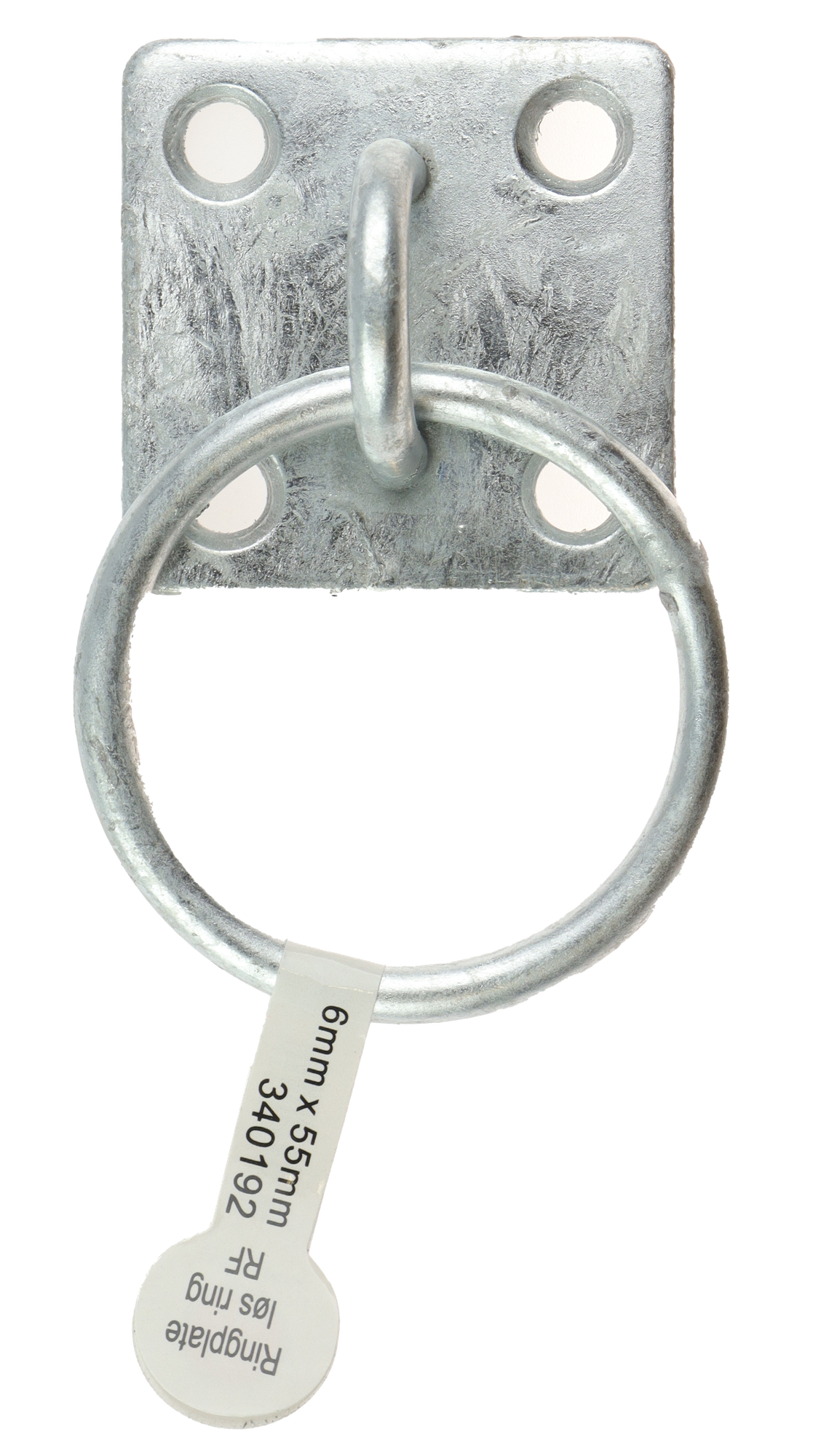 CAL Ringplate m/ løs ring - Galvanisert