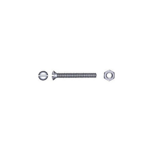 1852 Maskinskrue m/mutter A4 DIN 964/934 – bilde 2