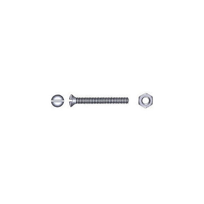 1852 Maskinskrue m/mutter A4 DIN 964/934 – bilde 2
