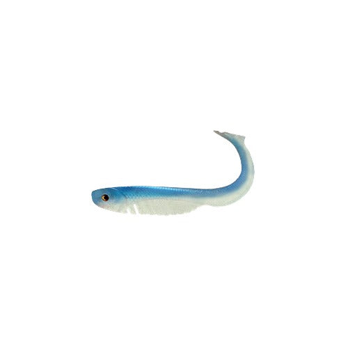 Headbanger BangerRibs V2 4-pack - 8,6 cm Softbait 7 g Blue/White