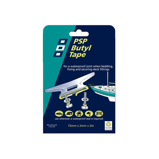 PSP Butyl Tape 15 mm x 3 m grå