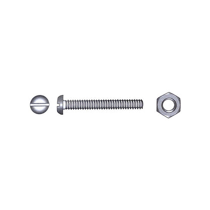 Maskinskrue m/mutter A4 DIN 84/934